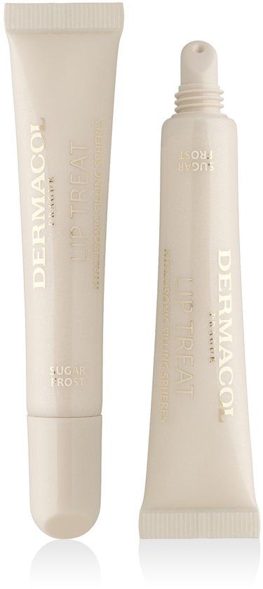 Dermacol Lip Treat Lip Balm - Vegan Hydraterende Behandeling - Glanzende Tint - Sugar Frost - Hyaluronzuur en Olijfolie