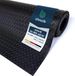Tapis en caoutchouc - Coureur antidérapant - Protéger le sol - Sur mesure - 08m x 4m - Noir