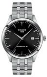 Tissot Classic Dream 40mm, montre automatique suisse pour hommes, boîtier en acier inoxydable, cadran noir, T1584071105100
