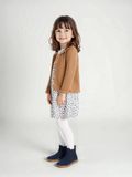 Vertbaudet Set - 2 delig - jurk - cardigan - bloemen - katoen