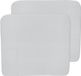 Meyco Baby Uni aankleedkussenhoes - 2-pack - Lichtgrijs - 85x75cm