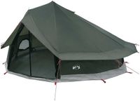 vidaXL Tipi tent 20-persoons leger groen Polyester en Staal