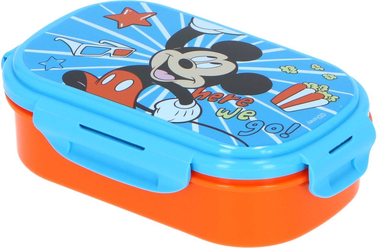Mickey Mouse Mickey Lunchbox met bestek