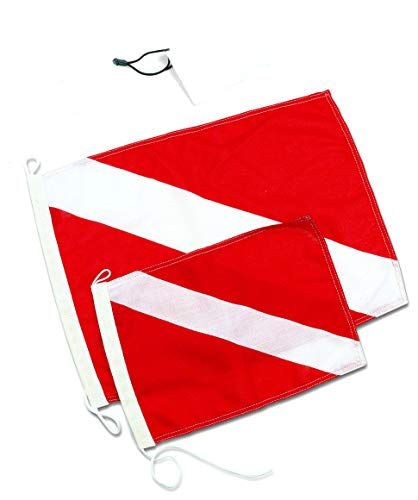 Best Divers AI0940 vlag Sub Piccola - 30 x 20 cm - 0000099064327