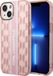 Karl Lagerfeld Monogram Vertical Stripe Back Case Rose geschikt voor Apple iPhone 14 Plus