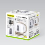 Maestro Waterkoker MR-012-GREY - 1 liter, 1100 W, grijs, met kalkfilter