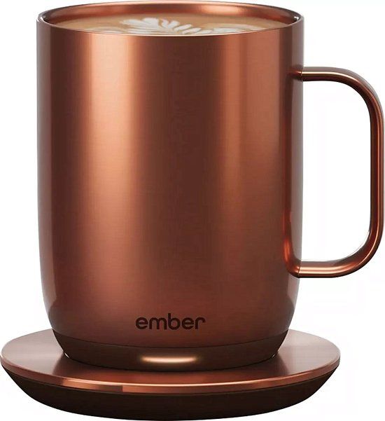 Ember Mug² Smart Mok - 414ML - Koper - Thermo Mok met Instelbare Temperatuur - Koffiemok