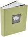 Stof Frame Cover Fotoalbum 200 Zakken Houden 5x7 Foto's, Salie Groen