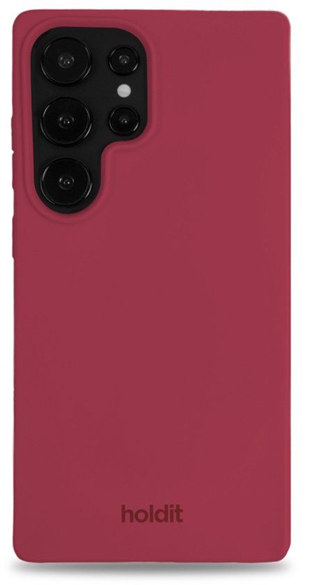 Holdit Soft Case Red Velvet voor Samsung Galaxy S25 Ultra