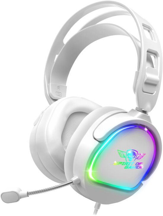 Spirit of Gamer PRO-H6 RGB Gaming Headset - Wit