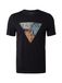 GUESS Shirt turquoise / donkeroranje / zwart / offwhite