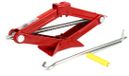 AMiO Universele Schaarkrik met Handslinger voor Auto Rood - 1.5 ton