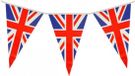 Henbrandt Union Jack/UK/Groot Brittanie Vlaggenlijn - Plastic - 7 meter lang