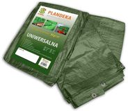 Bradas Groene Versterkte Dekzeil - 6x8m - 90g/m²