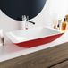 Mondiaz Topi waskom 60 Solid Surface Fire/Talc M80180FireTalc