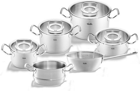 Fissler Original-Profi Collection 2022 Pannenset - 6-delig - RVS - Zilver
