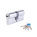 Tesa T60 – cilinder met 5 sleutels e30 2030/45x65 vernikkeld