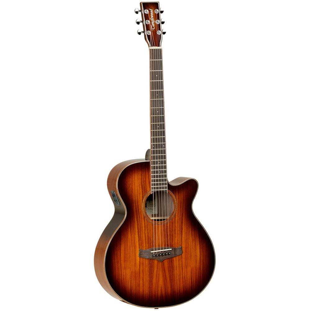 Tanglewood Winterleaf TW4 E Koa Tobacco Burst Gloss elektrisch-akoestische westerngitaar