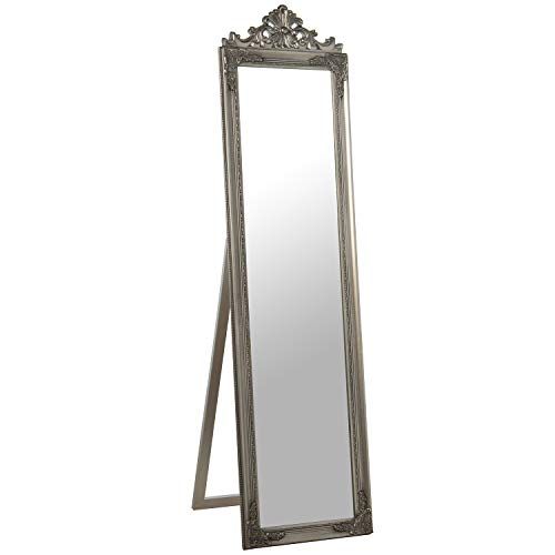 DRW Wandspiegel - Zilver - 45 x 170 cm - Hout
