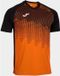 Joma Tiger VI Shirt Korte Mouw Heren - Oranje / Zwart | Maat: 3XL