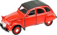 Welly Citroën 2CV modelauto - rood - 1:36 - speelgoed auto