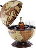 Zoffoli Bar globe wereldkaart Nettuno desk bar globe 40 Safari