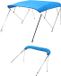 VEVOR Biminitop Boothoes Bootdak Zonnescherm Blauw 4 Boeg 201-213CM