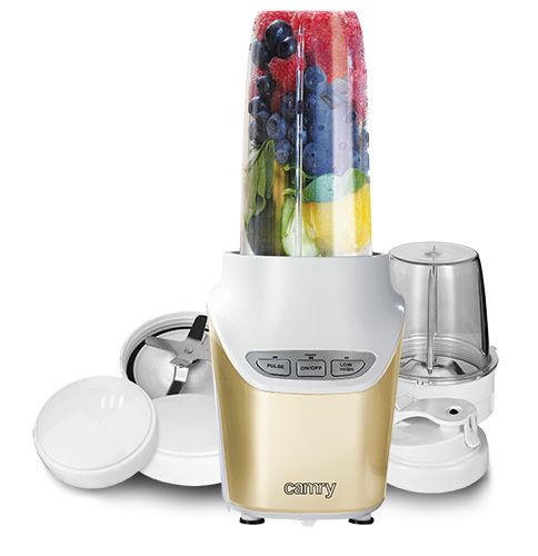 Camry CR 4071 Sportblender - 1000W - 1L - Gold, Transparent, White