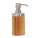 MSV Bambus Zeepdispenser, Bruin/Zilver, 30 x 20 x 15 cm