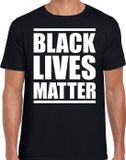 Bellatio Decorations Shoppartners Bv Black Lives Matter Protest T-shirt - Zwart - Heren - Maat S