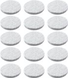 AMIG Anti-krasvilt - 60x - wit - 22 mm - rond - zelfklevend - meubel beschermvilt