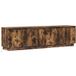 Maison Exclusive - Meuble TV, dimensions 180 x 38 x 49 cm, en bois stratifié imitation chêne fumé