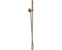 IVY Glijstangset met Handdouche Staafmodel - Doucheslang 150 cm - Geborsteld Mat Koper PVD