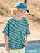VERTBAUDET T-shirt zebra korte mouwen jongen petrolblauw
