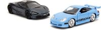 Jada Toys Fast and Furious modelauto's duo pack Porsche 911 GT3 RS + Mclaren 720S schaal 1:32