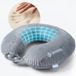 TRAVARA Nekkussen The Tripster - Memory Foam Reiskussen - Licht Grijs