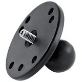 RAM Mounts RAM-B-202AU Kogeladapter Zwart Aluminium 1/4"