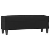 vidaXL Banc 100x35x41 cm similicuir noir