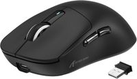 Attack Shark X3 Draadloze Gaming Muis, 49g, PAW3395 Sensor - Zwart