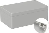 TRU COMPONENTS Outdoorbehuizing 200 x 120 x 75 Polycarbonaat Grijs-wit (RAL 7035)