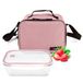 Iris Barcelona Koeltas voor levensmiddelen, 8 l, lunchtas + glazen container, draagbare koeltas voor werk en picknick, houdt tot 8 uur koud, kleine koeltas