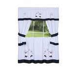 Achim Home Meubels 58-Inch door 36-Inch Gourmet Versierd Cottage Topper met 58-Inch door 36-Inch Swaggers voor Windows