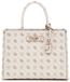 GUESS Silia 2 Compartment Tote Bag Vanilla Logo crème