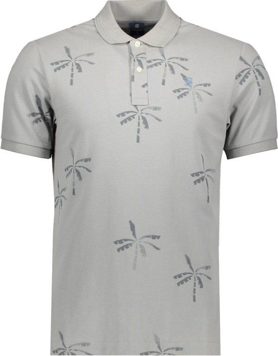 G-Star RAW Dunda Slim Ao Polo Ss - Grijs - Heren - Maat S