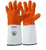 Rostain SPLITWELD-IT08 professionele beschermende handschoenen voor zweetsteken, warm, leer, maat 08, oranje, 8