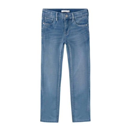 NAME IT KIDS slim fit jeans NKMTHEO light blue denim