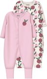 NAME IT NBFNIGHTSUIT 2P ZIP FF PEACHE NOOS Baby Pyjamas