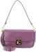 Coccinelle Leren schoudertas handtas C-Me Lock Shiny Smooth Handbag Leather Jellyfish paars