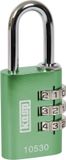 Kasp Hangslot K10530GRED Groen Cijferslot