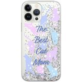 ERT GROUP mobiel telefoonhoesje voor Apple Iphone 14 origineel en officieel erkend Babaco patroon Cats 017 optimaal, met glitter overloopeffect